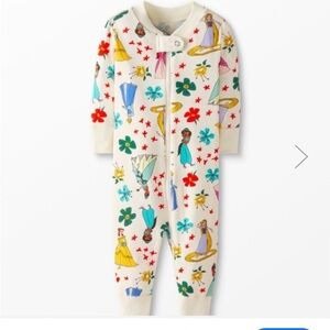 Hanna Andersson Disney Princess Zippered Sleeper 12-18 months